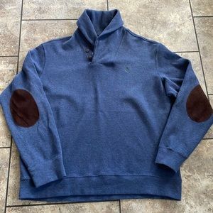 Polo Ralph Lauren men’s blue grey  pullover green logo XXL
